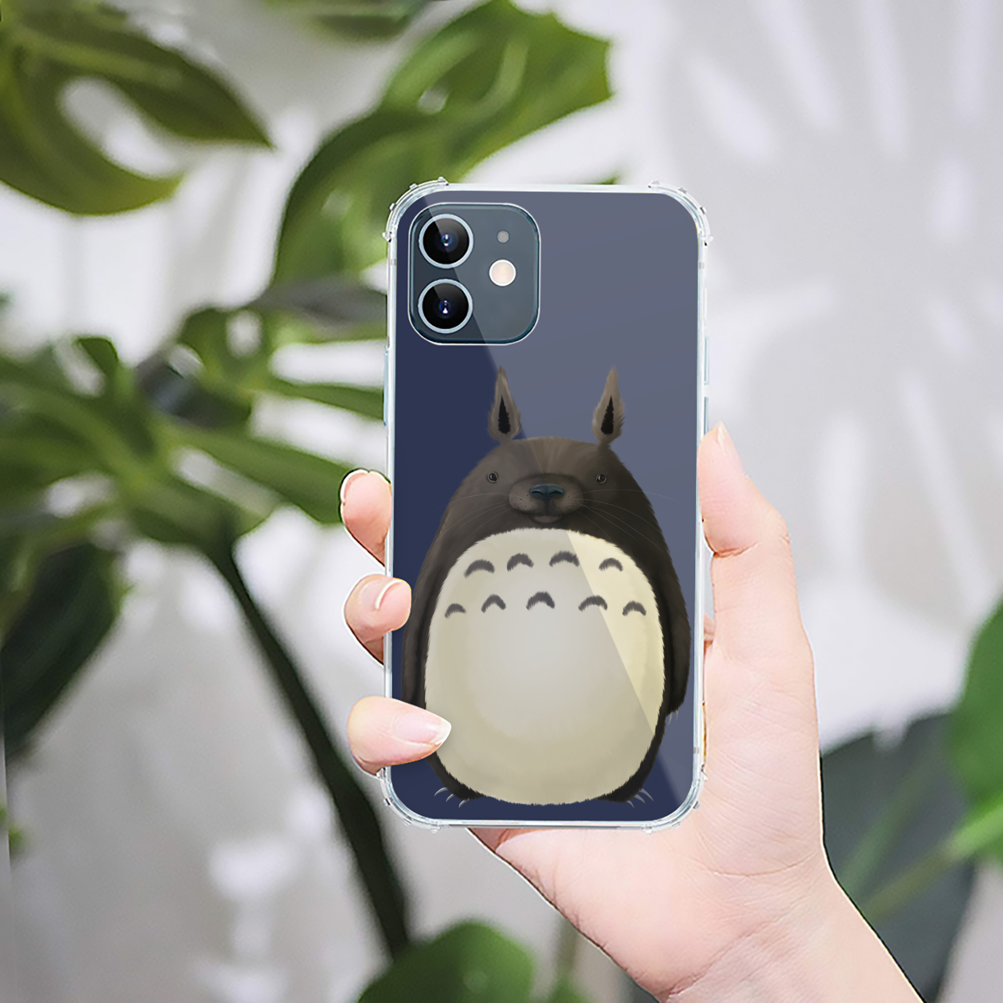 （画像用） となりのトトロ 草壁メイ 草壁サツキ My Neighbor Totoro Satsuki Kusakabe Mei Kusakabe 【iPhone 12シリーズ対応】透明スマホケース（クリアソフトケース）